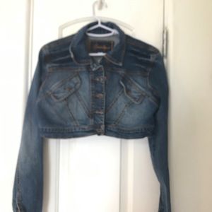 Med crop jean jacket